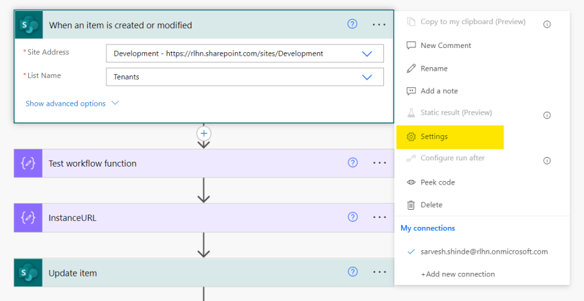 How to Avoid Self triggering of FLOW